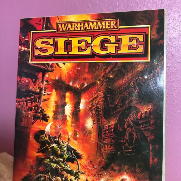 Vintage Warhammer Siege Supplement Rulebook Games Workshop 1998 Rare Retro Book - Picture 1 of 12